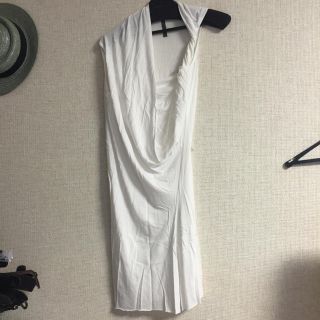 リックオウエンスリリーズ(Rickowens lilies)のリックオウエンスリリスアシメカットソー(カットソー(半袖/袖なし))