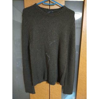 ラッドミュージシャン(LAD MUSICIAN)の【売り尽くし】LAD MUSICIAN　カップルシルエット　ニット　美品　希少(ニット/セーター)