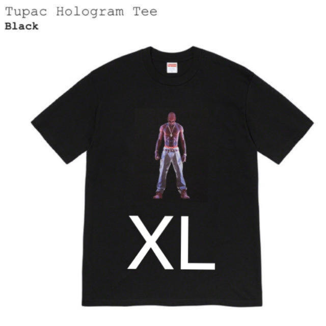 XL Supreme Tupac Hologram Tee Black 新品