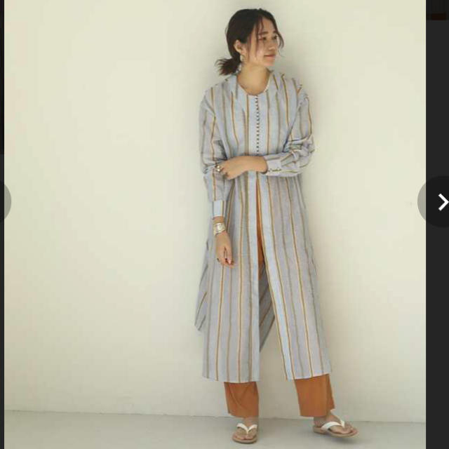 3個セット・送料無料 【新品】シアーストライプ ガウン ブルー