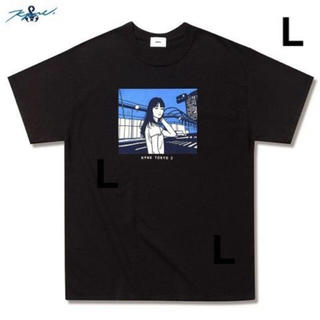 ソフ(SOPH)のLサイズ KYNE × SOPH. Tシャツ Tee 黒 ブラック キネ ソフ(Tシャツ/カットソー(半袖/袖なし))