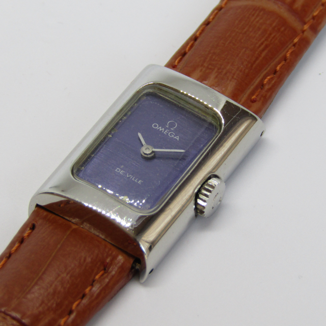 1972年製】OMEGAオメガ DeVilleデビル レクタン 手巻 時計-