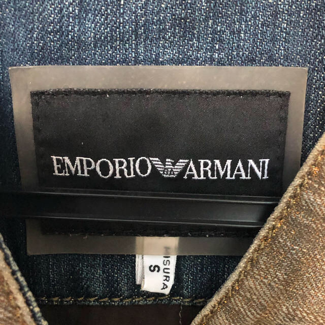 Emporio Armani(エンポリオアルマーニ)のARMANI   デニムジャケット　デニムブルゾン お値下しました！ メンズのジャケット/アウター(Gジャン/デニムジャケット)の商品写真