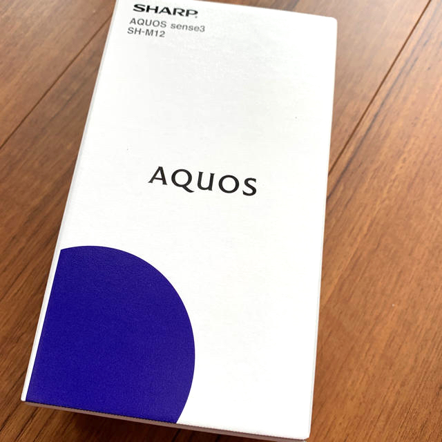 スマートフォン/携帯電話新品⭐️未開封⭐️AQUOS sense3 SH-M12ブラックSIMフリー