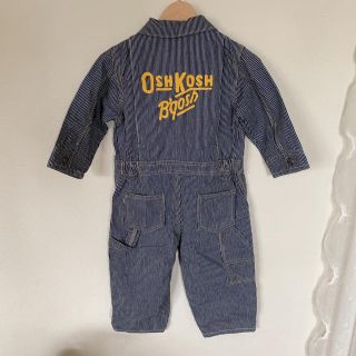 オシュコシュ(OshKosh)の新品　つなぎ　オシュコシュ　オーバーオール 80 90 ヒッコリー　(その他)