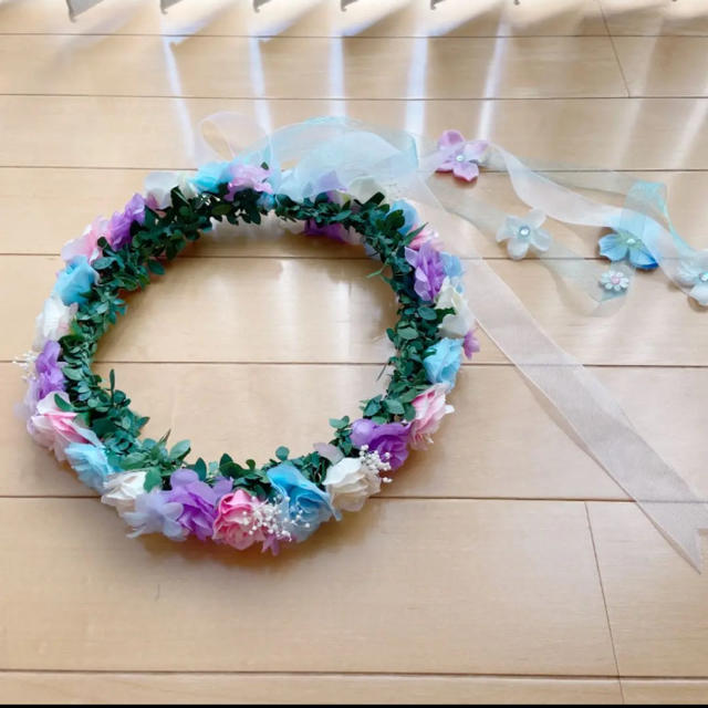 花かんむり 水色 紫 ピンク かすみ草ミックスの通販 By Mi Flower Happy ラクマ 花かんむり 水色 紫 ピンク かすみ草ミックスの通販 By Mi Flower Happy ラクマ