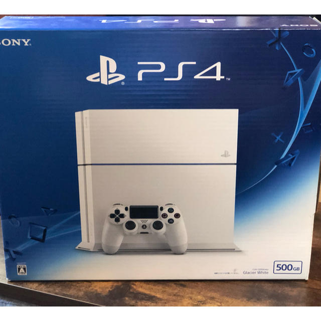 PS4 CUH-1200A 500GB ホワイト 本体と電源コード