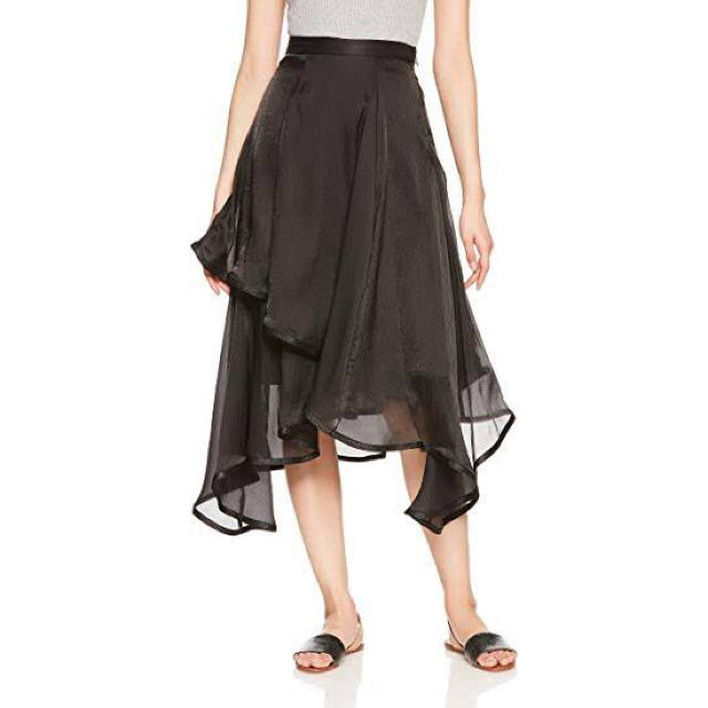 Lily Brown(リリーブラウン)のリリーブラウン 裾パイピングイレヘムスカート レディースのスカート(ひざ丈スカート)の商品写真