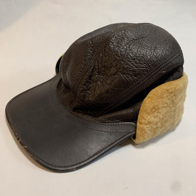 THE REAL McCOY'S(ザリアルマッコイズ)のWWⅡ US AAF TYPE B-2 CAP エンタメ/ホビーのミリタリー(個人装備)の商品写真