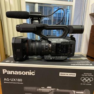 パナソニック(Panasonic)の愛媛みかん青石ファームさま専用 AG-UX180 4K60Pビデオカメラ＋おまけ(ビデオカメラ)