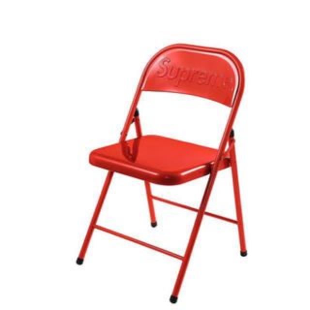 Supreme Metal Folding Chair Red