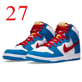 ナイキ(NIKE)のNIKE DUNK HIGH OG DORAEMON　27cm 送料込(スニーカー)