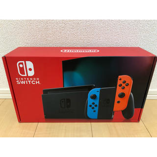 ニンテンドースイッチ(Nintendo Switch)の新品未使用　任天堂　スイッチ　ネオンブルー  レッド　送料込み(家庭用ゲーム機本体)