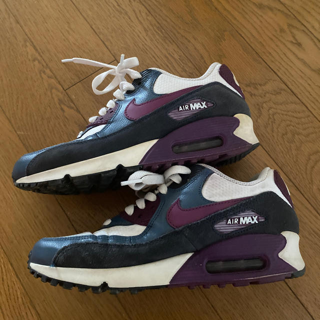 23cm エアマックス90 airmax90 紫 パープル グレープ