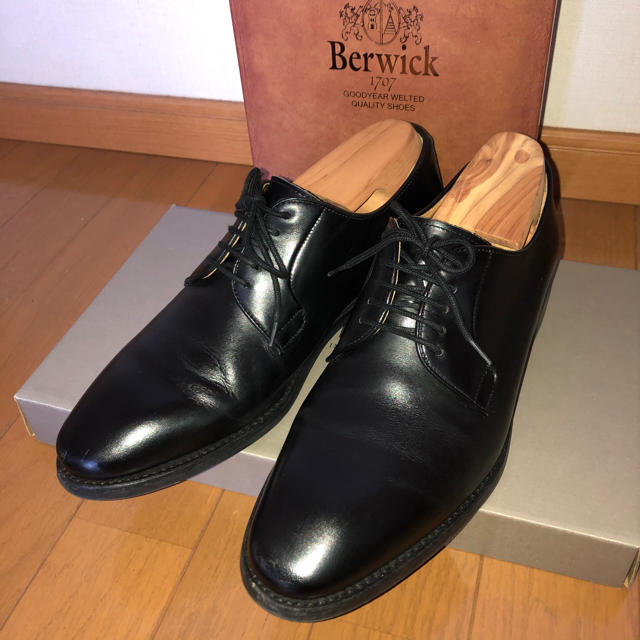 BERWICK バーウィック プレーントゥ 革靴 6 1/2 rotondaro.com.uy