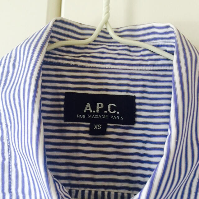 A.P.C(アーペーセー)のA.P.C ストライプシャツ レディースのトップス(シャツ/ブラウス(長袖/七分))の商品写真