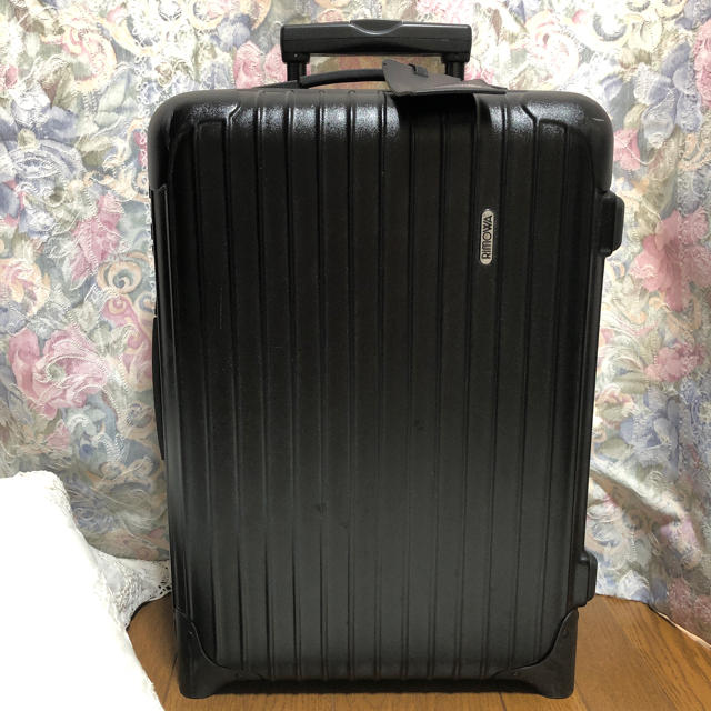 ポリカーボネイトカラーRIMOWA スーツケース♪サルサ 33L ブラック　機内持ち込み