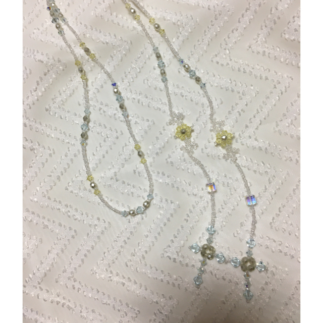 スワロフスキー ラリエット《ハンドメイド》 | フリマアプリ ラクマ