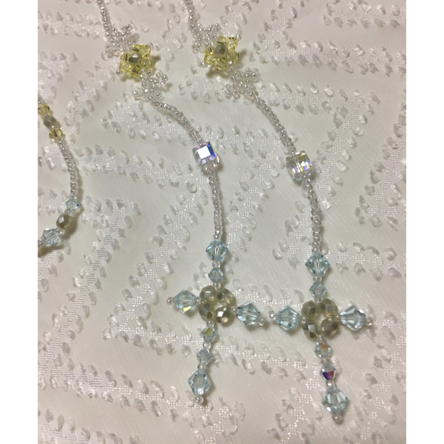 スワロフスキー ラリエット《ハンドメイド》
