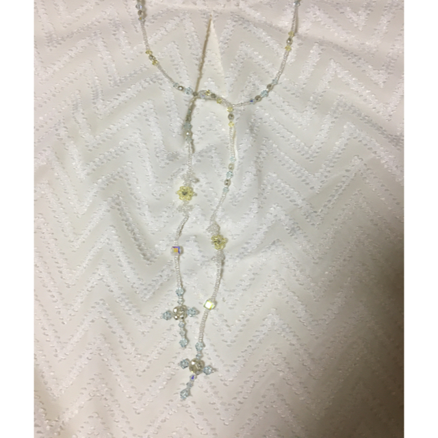 スワロフスキー ラリエット《ハンドメイド》