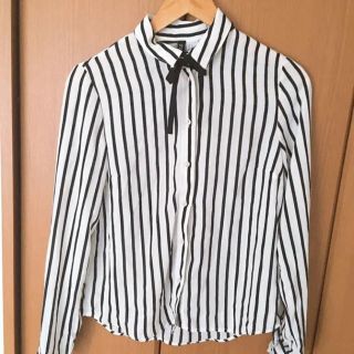 エイチアンドエイチ(H&H)のストライプシャツ ブラウス　H&M(シャツ/ブラウス(長袖/七分))