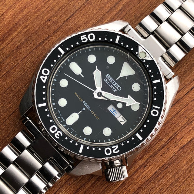 OH・電池交換済】SEIKO 7548-7000 セイコー ダイバー-