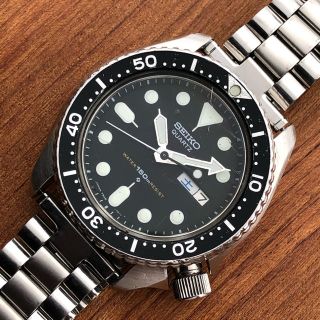 SEIKO 150mダイバーズ  7548-7000　新品パーツ多数交換済み！