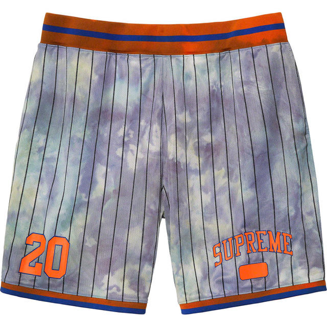 新品　Supreme Dyed Basketball Short S size
