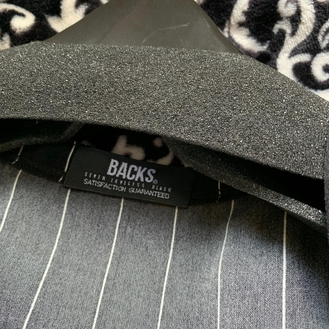 BACKS(バックス)のBACKSバックス　ロングカーディガン　ストライプ　サイズフリー レディースのトップス(カーディガン)の商品写真