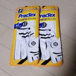 フットジョイ(FootJoy)のフットジョイ PRACTEX 2枚 24cm グローブ  プラクテックス(ウエア)