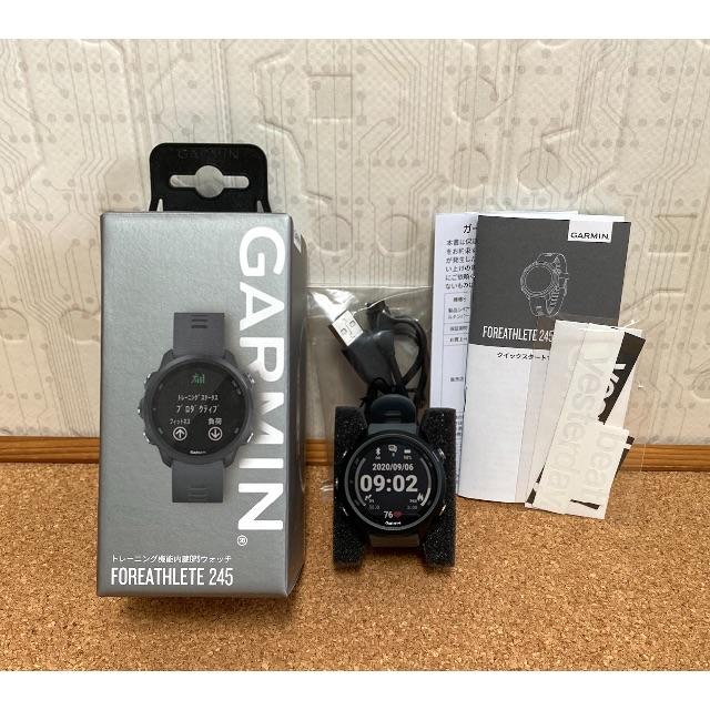 GARMIN ForeAthlete 245 ブラックスレート | hartwellspremium.com