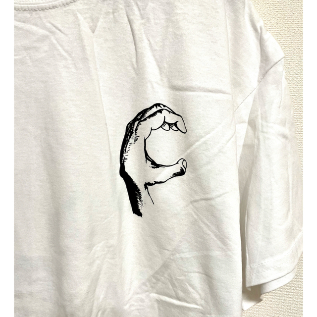 野村訓市デザイン　contact ドネーションT XL Tシャツ　即完売 メンズのトップス(Tシャツ/カットソー(半袖/袖なし))の商品写真