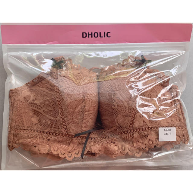 dholic(ディーホリック)のDHOLIC 配色リボンレースブラ&ショーツSET レディースの下着/アンダーウェア(ブラ&ショーツセット)の商品写真