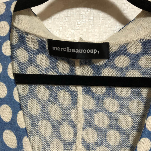 mercibeaucoup(メルシーボークー)のmercibeaucoup, メルシーボークー　ツモリチサト zucca  レディースのトップス(カーディガン)の商品写真