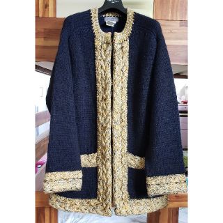 ヨウジヤマモト(Yohji Yamamoto)の今月末迄(最終値引)　美品　99A/Wヨウジヤマモトオム　パリコレ　ニットコート(ノーカラージャケット)