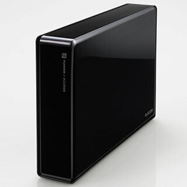 ELECOM 外付けHDD ELD-QEN030UBK