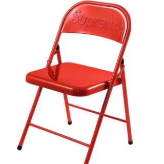 シュプリーム(Supreme)のsupreme Metal Folding Chair RED 椅子(折り畳みイス)