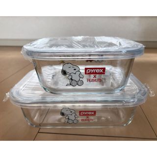 パイレックス(Pyrex)の【pyrex】SNOOPY GLASS STORAGE SET(容器)