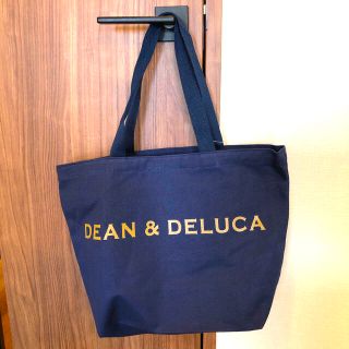 ディーンアンドデルーカ(DEAN & DELUCA)のトートバッグ　ディーンアンドデルーカ   ホリデートート　ネイビーLサイズ(トートバッグ)