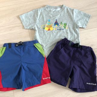 モンベル(mont bell)のmont-bell バギーズ2着、Tシャツ　100センチ(Tシャツ/カットソー)