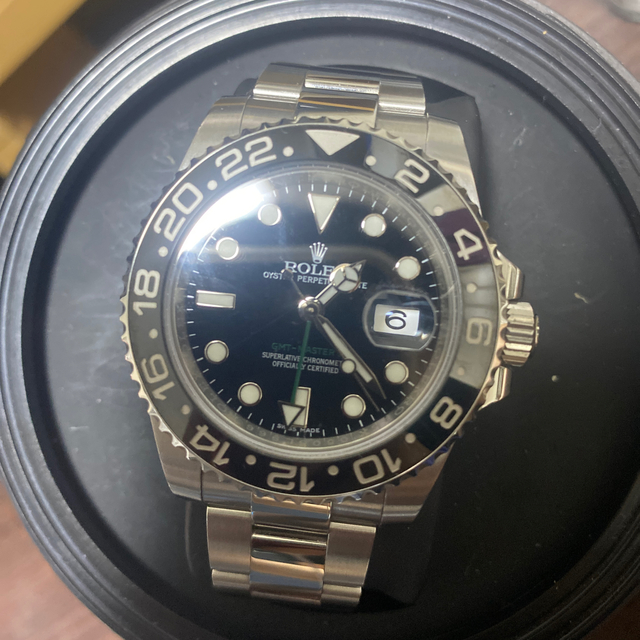 ROLEX GMT マスター 2 黒黒　Ref. 116710LN