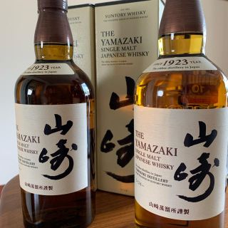 サントリー(サントリー)の山崎　ウイスキー　サントリー　700ml ×2本　箱あり(ウイスキー)