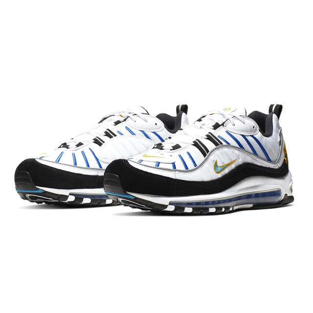 NIKE AIR MAX 98 PREMIUM 27.5 ホワイト ブラック