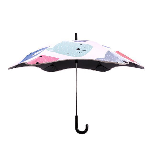 雨傘　日傘　兼用　子供用　遮光遮熱　長傘　簡単開閉　安全設計　UVカット　運動会 キッズ/ベビー/マタニティのこども用ファッション小物(傘)の商品写真