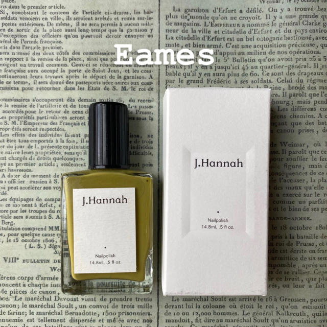 TODAYFUL(トゥデイフル)のJ.Hannah ジェイハンナ ネイルポリッシュ　Eames イームズ コスメ/美容のネイル(マニキュア)の商品写真