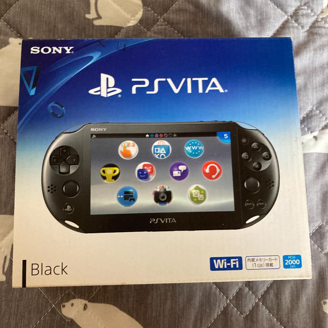 品 ゲーム PS Vita 本体 PCH-2000 Wi-Fiモデル ブルー メモリーカード(8GB)・充電器付き 動作品