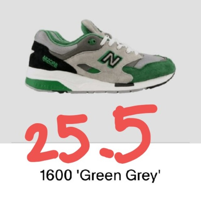 New Balance(ニューバランス)のNEW BALANCE 1600 Green Grey【25.5cm】 メンズの靴/シューズ(スニーカー)の商品写真