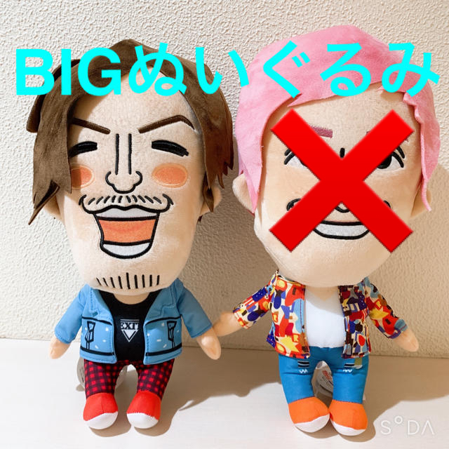 BANDAI(バンダイ)のEXIT BIG ぬいぐるみ エンタメ/ホビーのタレントグッズ(お笑い芸人)の商品写真