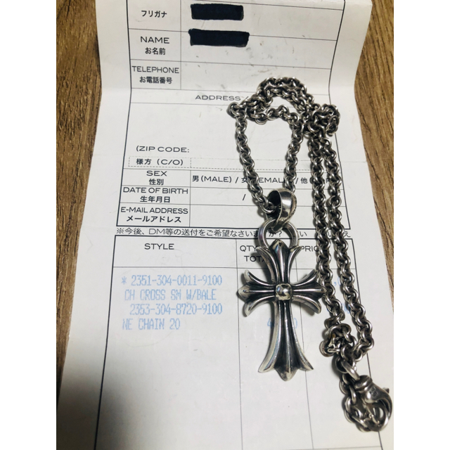 C H - クロムハーツ ネックレスの通販 by NTさん