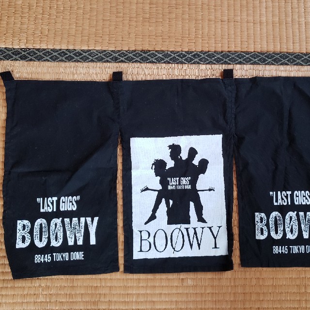 BOOWY  暖簾　レア　値段交渉有り